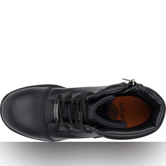 HARLEY DAVIDSON WOMENS RAINE STEEL TOE BOOTS 🖤 - Picture 7 of 8